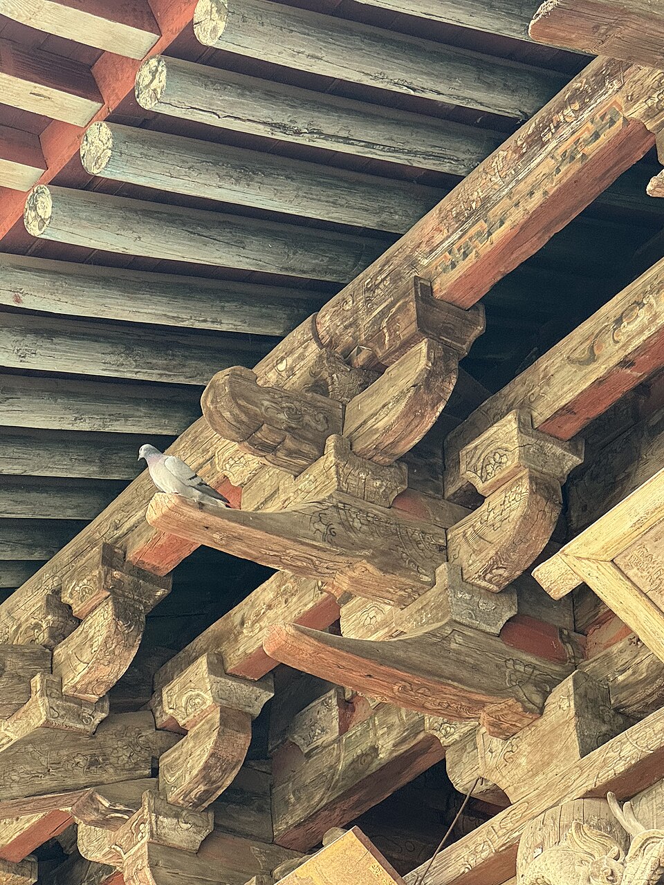 Column-head bracket set at the Hall of the Holy Mother, Jinci.